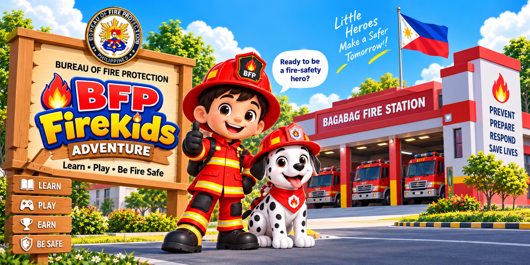 BFP FireKids Adventure at Fire Station Bagabag